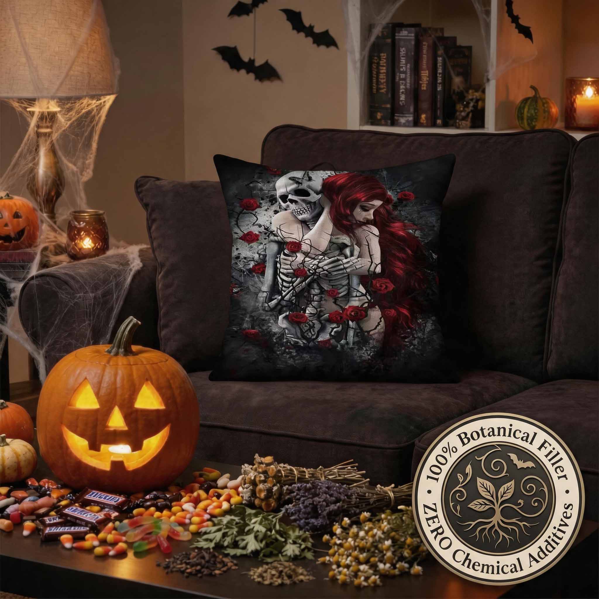 Aromatherapy Herbal Pillow – Skull Series (Dark-Forest-Skull-Pillow)