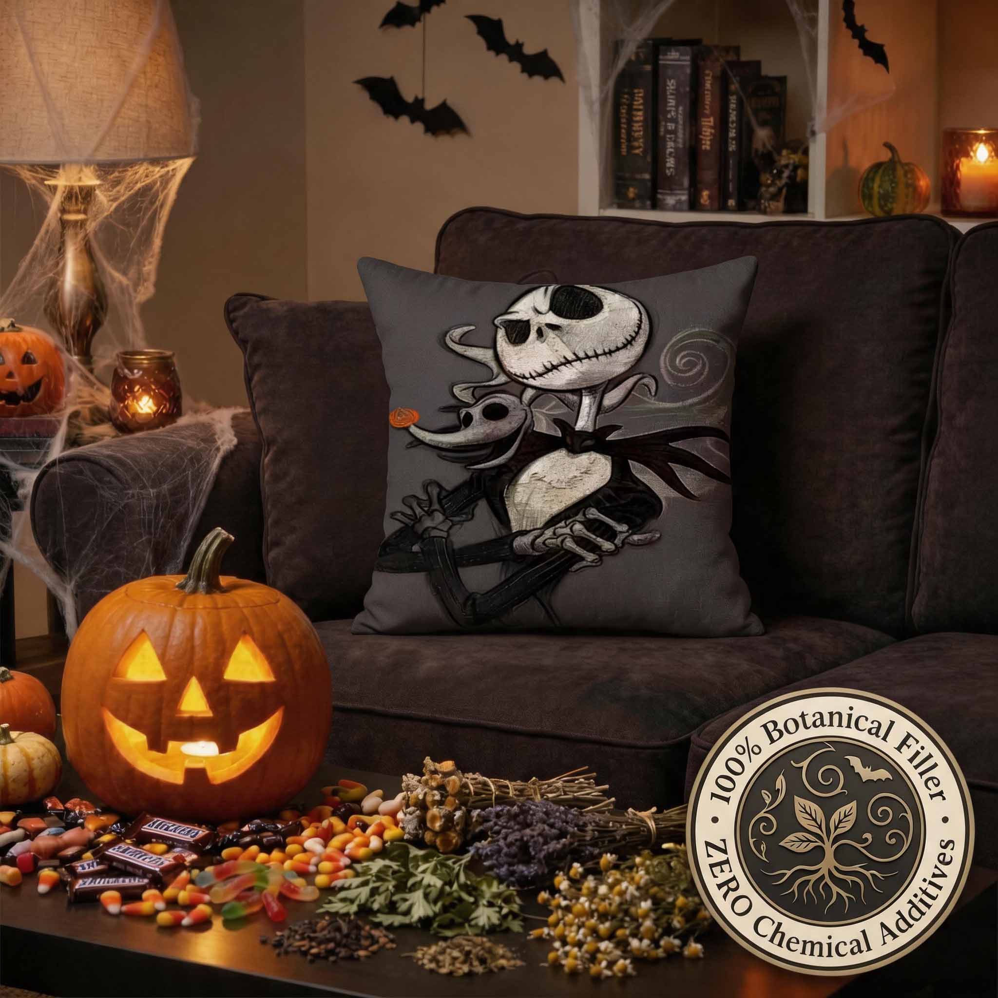 Aromatherapy Herbal Pillow – Skull Series (Jack-Skellington-Pillow)