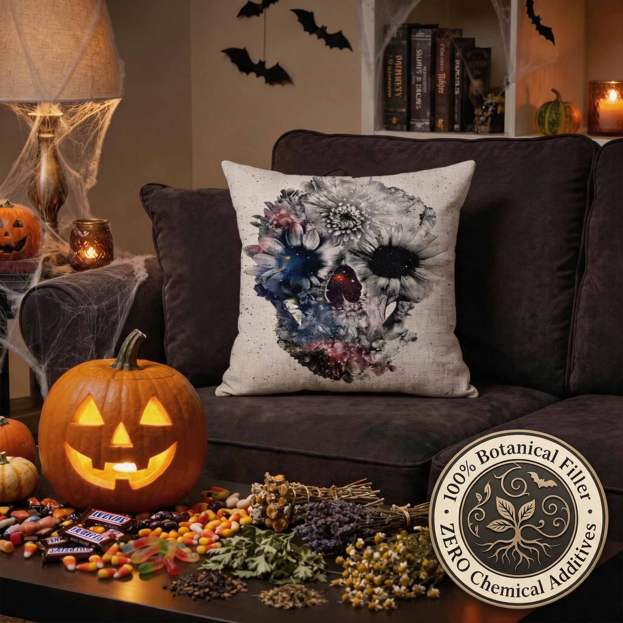 Aromatherapy Herbal Pillow – Skull Series (Minimalist-Skull-Pillow)