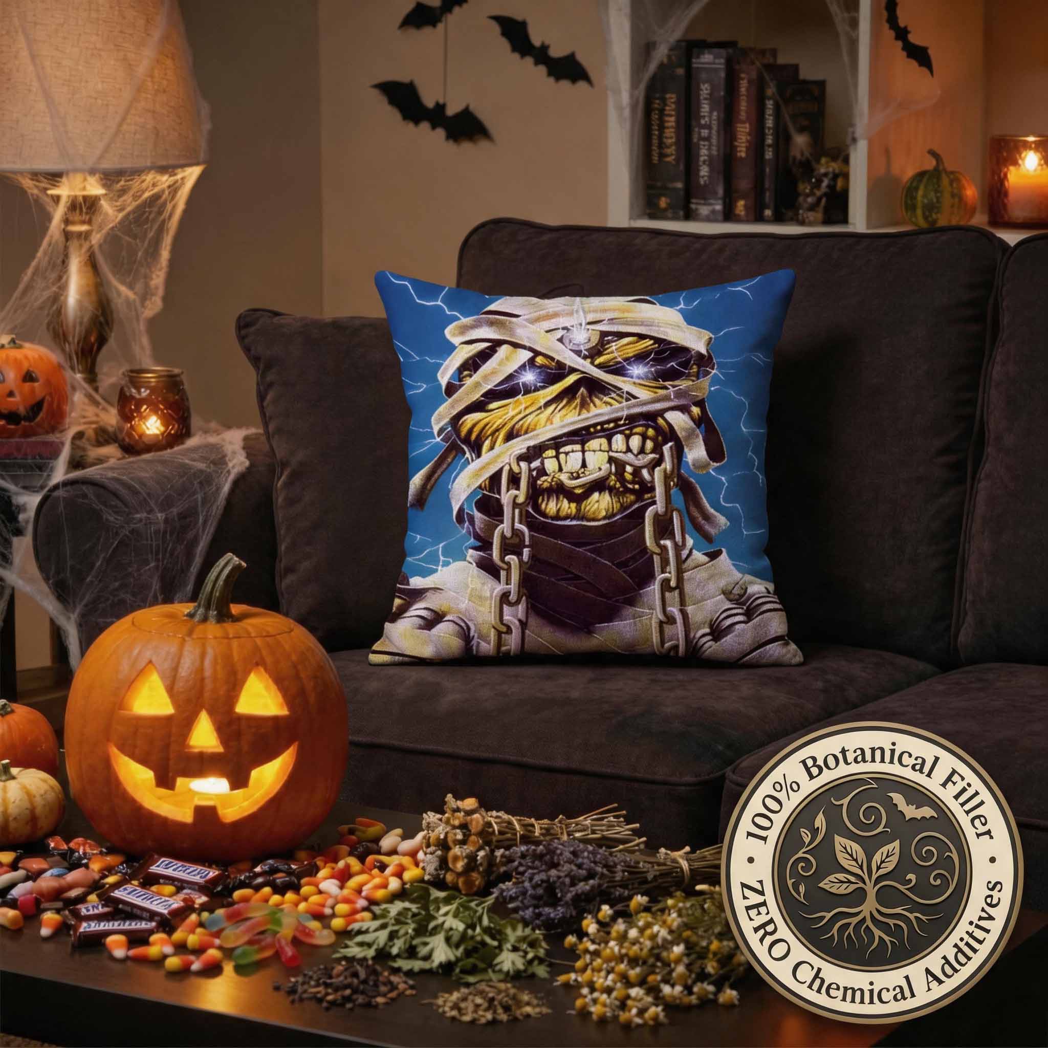 Aromatherapy Herbal Pillow – Skull Series (Mummy-Skull-Pillow)