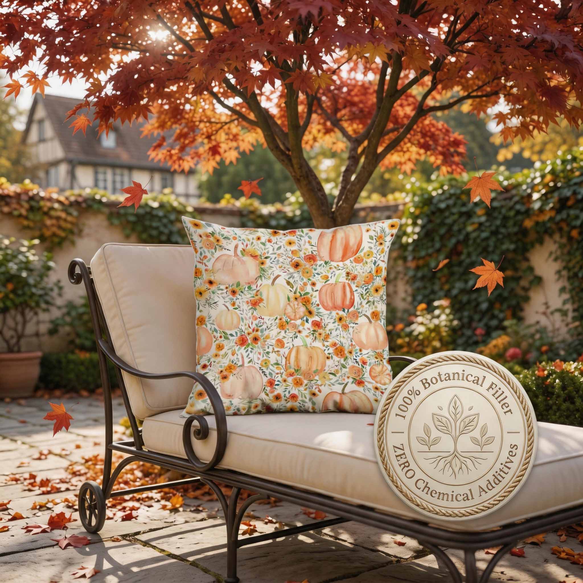 Aromatherapy Herbal Pillow – Plant Series (Pumpkin-Patch-Whimsy)