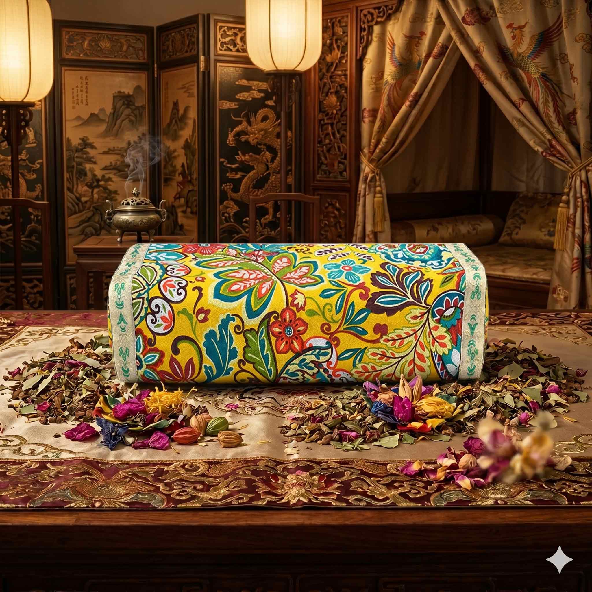 Aromatherapy Herbal Pillow – Emperor Pillow (Square 4)