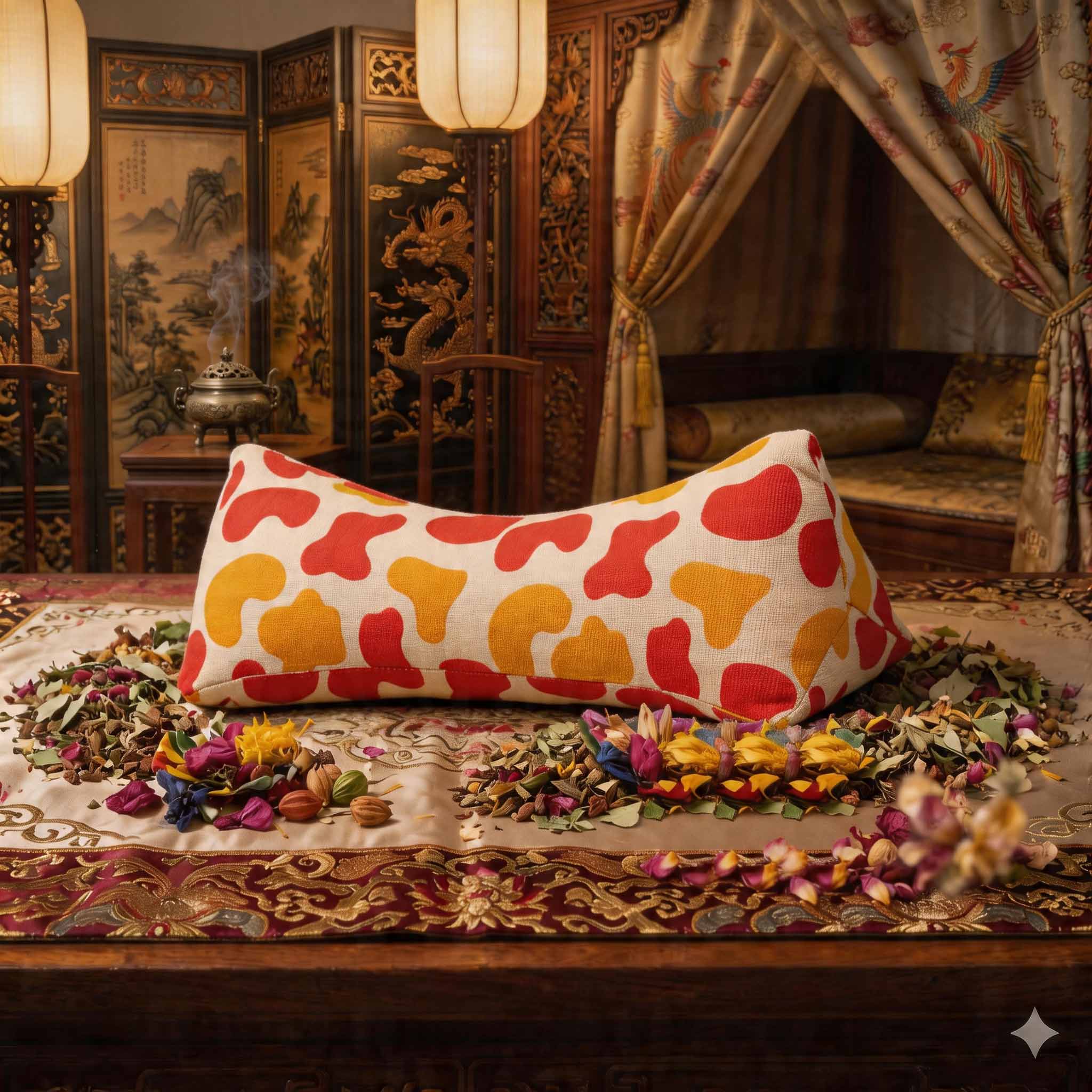 Aromatherapy Herbal Pillow – Emperor Pillow (Triangular 2)