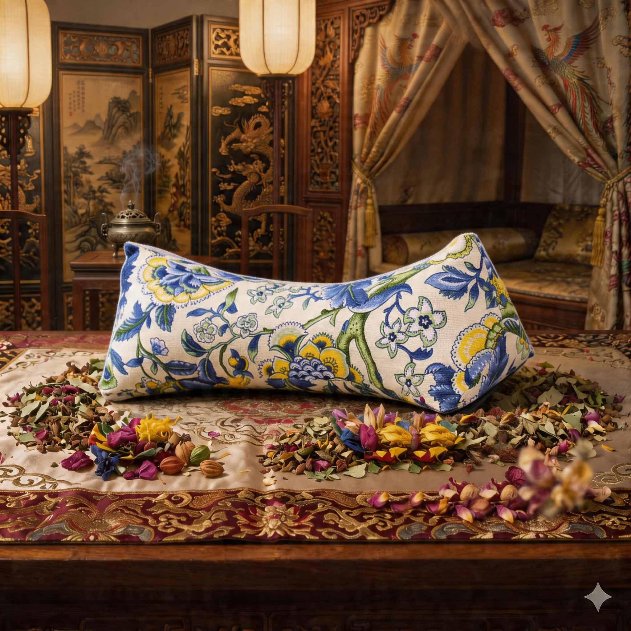 Aromatherapy Herbal Pillow – Emperor Pillow (Triangular 3)