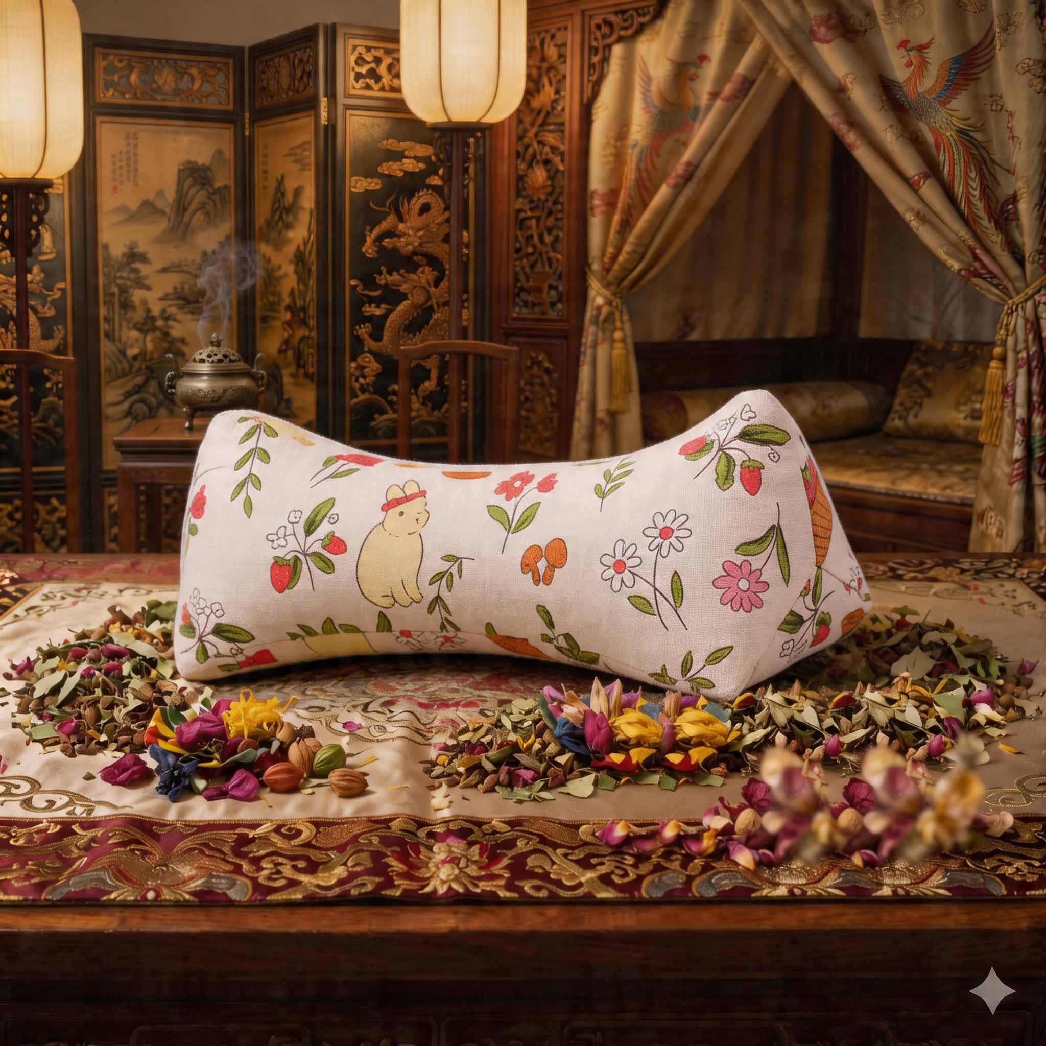 Aromatherapy Herbal Pillow – Emperor Pillow (Triangular 4)