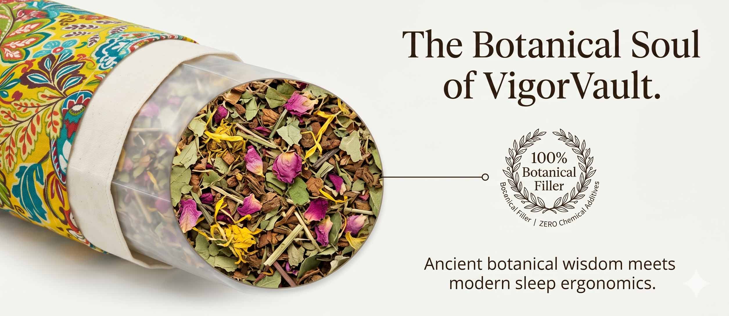 VigorVault Herbal Pillow Banner