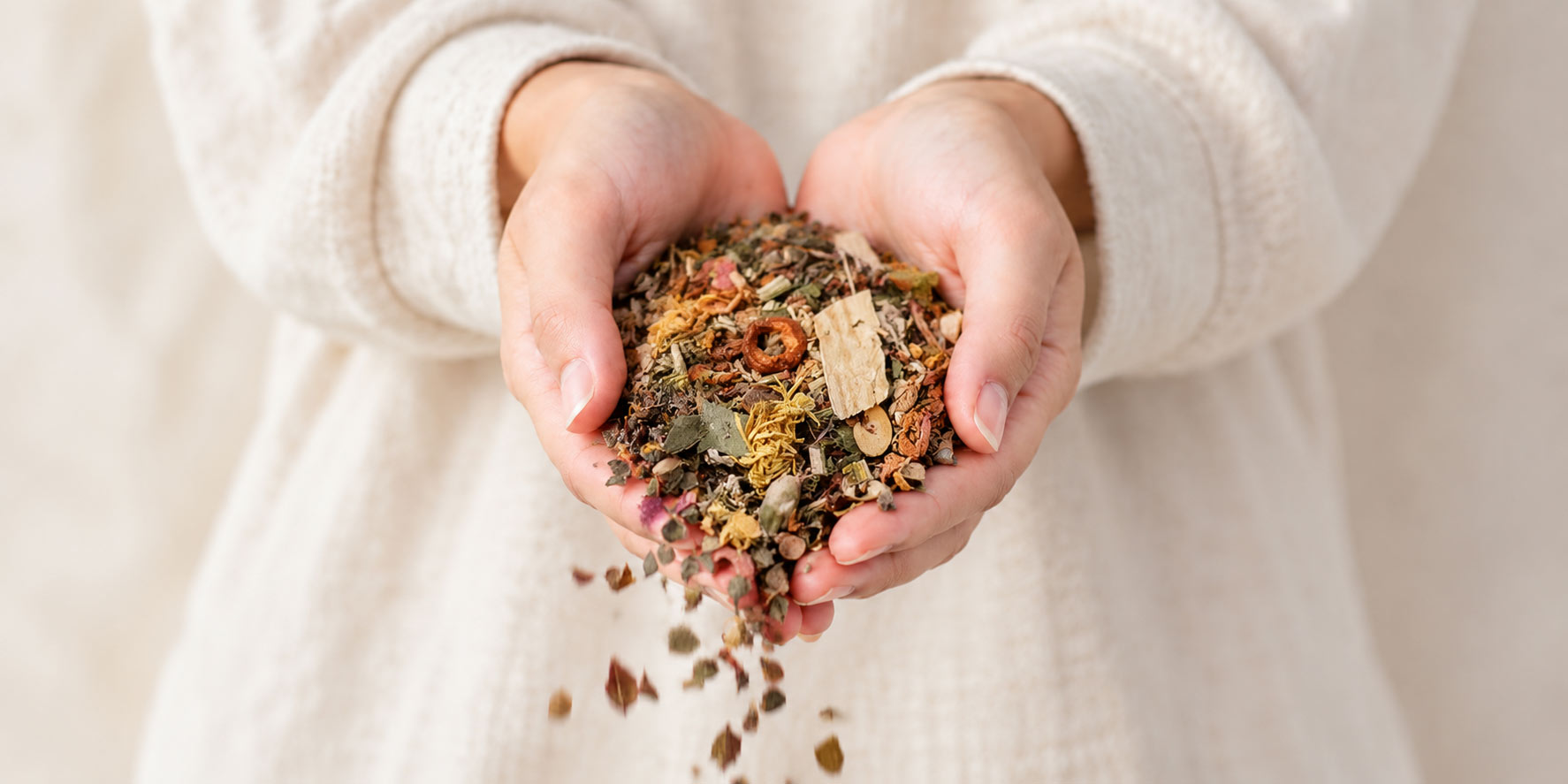 Botanical herbs for yoga pillow