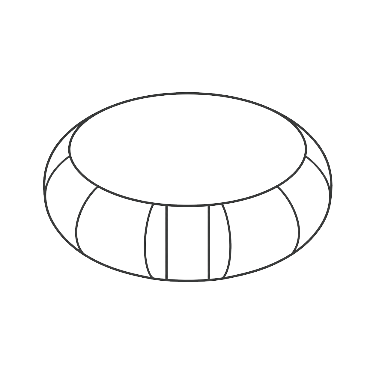 Stable Circular Foundation Icon